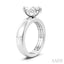Marquise Shape Semi-Mount Diamond Engagement Ring