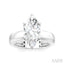 Marquise Shape Semi-Mount Diamond Engagement Ring