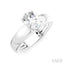 Oval Shape Semi-Mount Diamond Engagement Ring