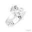 Oval Shape Semi-Mount Diamond Engagement Ring