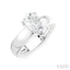 Pear Shape Semi-Mount Diamond Engagement Ring
