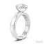Pear Shape Semi-Mount Diamond Engagement Ring