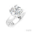 Round Shape Semi-Mount Diamond Engagement Ring