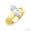 Marquise Shape Semi-Mount Diamond Engagement Ring