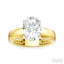 Oval Shape Semi-Mount Diamond Engagement Ring