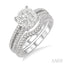 Round Shape Lovebright Diamond Wedding Set