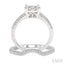 Round Shape Lovebright Diamond Wedding Set