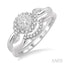 Round Shape Lovebright Halo Diamond Wedding Set