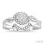 Round Shape Lovebright Halo Diamond Wedding Set