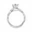 Round Diamond Twist Solitaire Engagement Ring