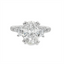 Emerald-cut Diamond Three Stone Engagement Ring