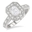 Diamond Halo Engagement Ring