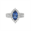 Sapphire & Diamond Fashion Ring