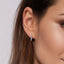 Diamond Huggie Hoop Earrings