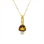 Citrine & Diamond Pendant