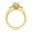 Pear Shape Diamond Lovebright Engagement Ring