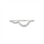 Diamond Contour Wedding Ring