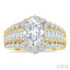 Oval Shape Semi-Mount Diamond Engagement Ring
