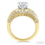 Oval Shape Semi-Mount Diamond Engagement Ring