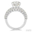 Round Shape Semi-Mount Diamond Engagement Ring