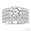 Round Shape Semi-Mount Diamond Engagement Ring