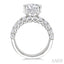 Round Shape Semi-Mount Diamond Engagement Ring