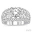 Round Shape Semi-Mount Diamond Engagement Ring