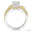 Round Shape Semi-Mount Diamond Engagement Ring