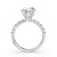 Round Diamond Channel Engagement Ring