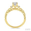 Round Shape Diamond Engagement Ring