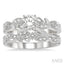Round Shape Diamond Wedding Set