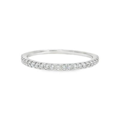 Diamond Straight Band Wedding Ring