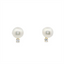 Pearl & Diamond Stud Earrings