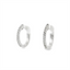 Diamond Huggie Hoop Earrings