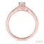 Round Shape Diamond Engagement Ring