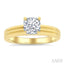 Cushion Shape Semi-Mount Diamond Engagement Ring