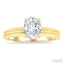 Oval Shape Semi-Mount Diamond Engagement Ring
