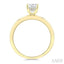 Oval Shape Semi-Mount Diamond Engagement Ring