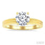 Round Shape Semi-Mount Diamond Engagement Ring