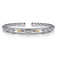 Bujukan Sterling Silver & 14k YG Bangle Bracelet