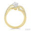 Marquise Shape Semi-Mount Halo Diamond Engagement Ring