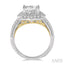 Princess Shape Semi-Mount Diamond Engagement Ring