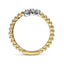 Bujukan Diamond Bypass Fashion Ring