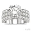 Round Shape Semi-Mount Diamond Engagement Ring