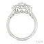 Marquise Shape Semi-Mount Halo Diamond Engagement Ring