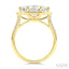 Marquise Shape Semi-Mount Diamond Engagement Ring