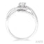 Round Shape Halo Diamond Engagement Ring
