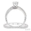 Round Shape Diamond Wedding Set