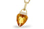 Citrine & Diamond Pendant