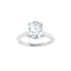 Oval Diamond Solitaire Engagement Ring